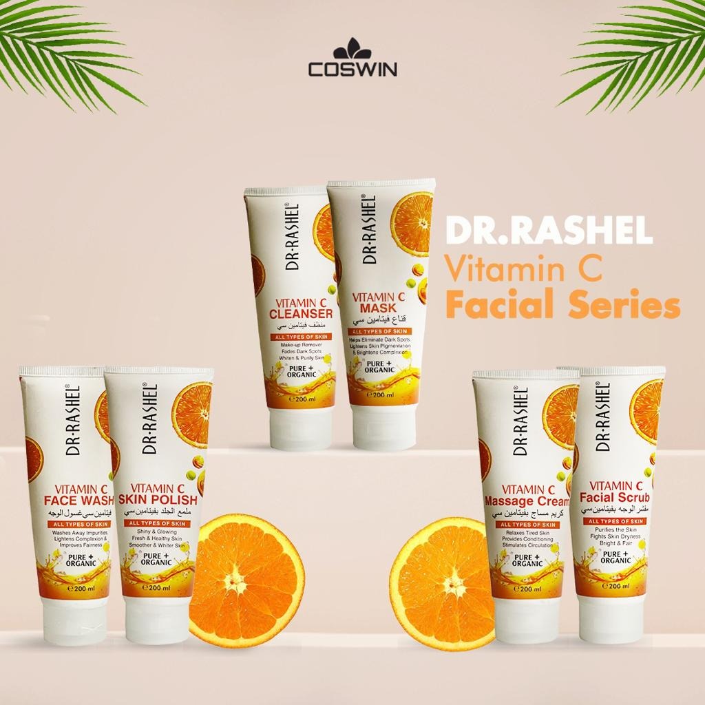 DR RASHEL Vitamin C Facial Series (200ml/tube) kit