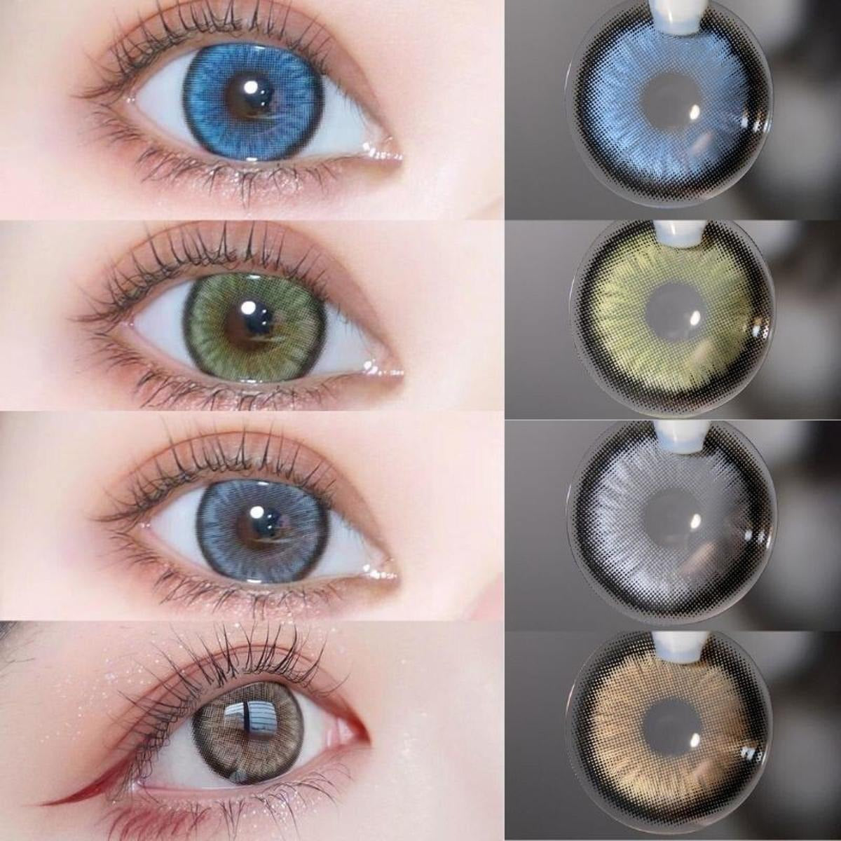Color lens Eye Contact Lenses With Container + free water kit / disposable lenses / lens, eye lens / color lens / eye lenses for girls