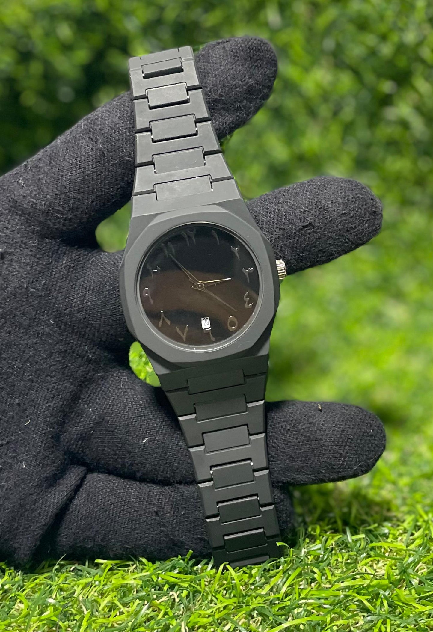 Minimalist Arabic Numeral Watch – Classic Meets Culture