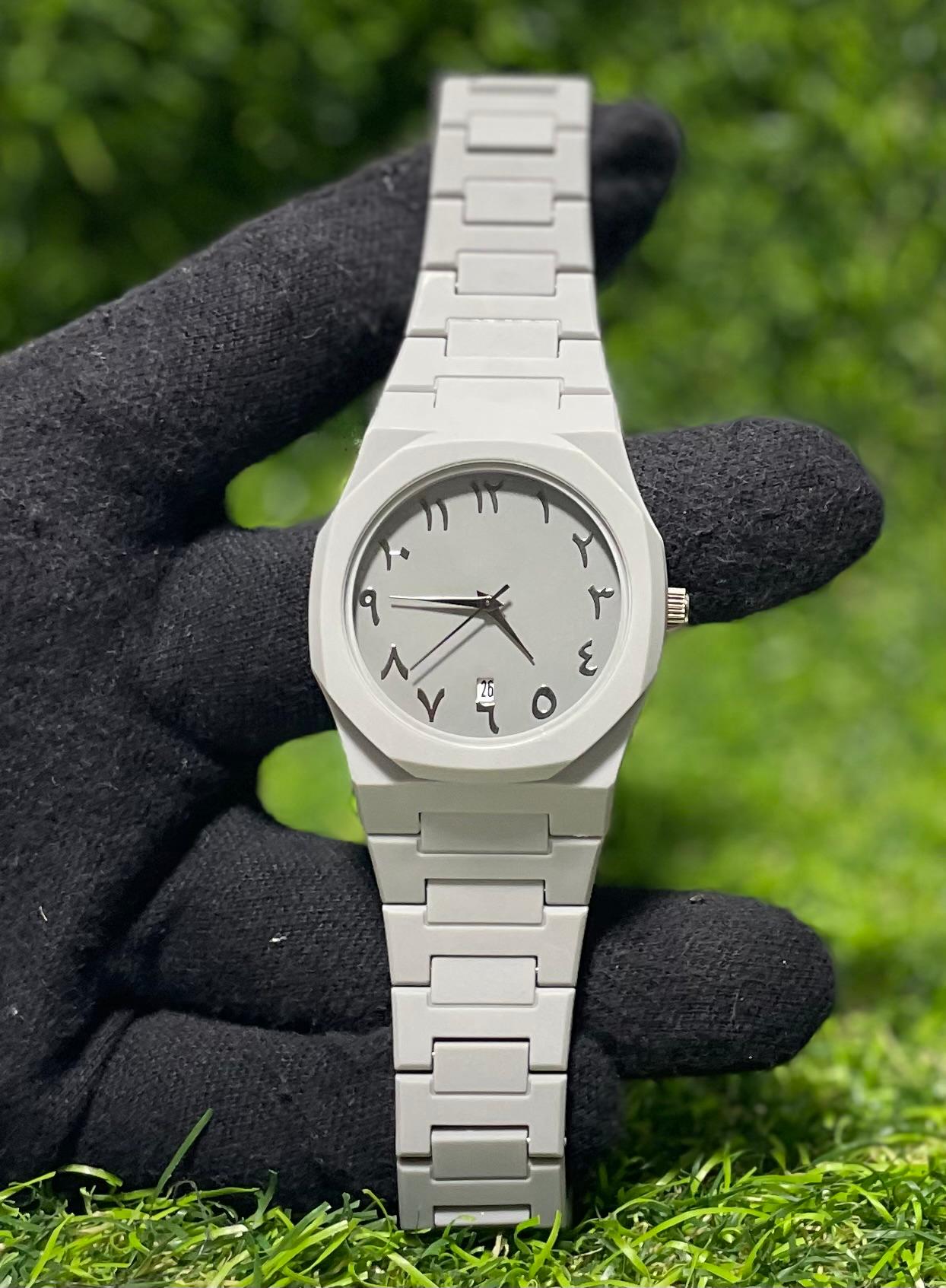 Minimalist Arabic Numeral Watch – Classic Meets Culture