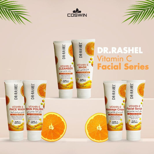 DR RASHEL Vitamin C Facial Series (200ml/tube) kit